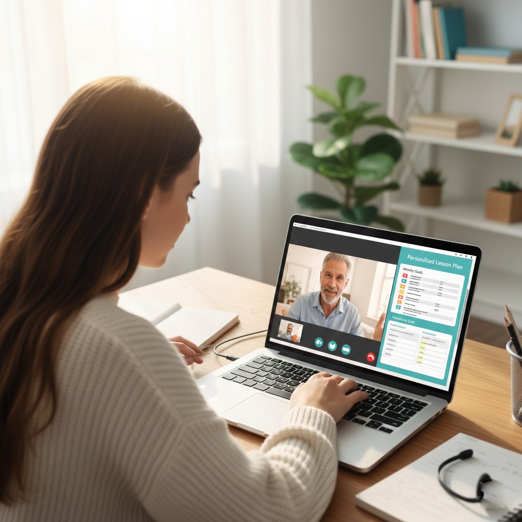 One-on-one tutoring session